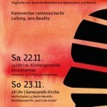 "Remember": Motetten der Renaissance im a-capella-Konzert mit cantamus Berlin