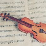 violine mit noten